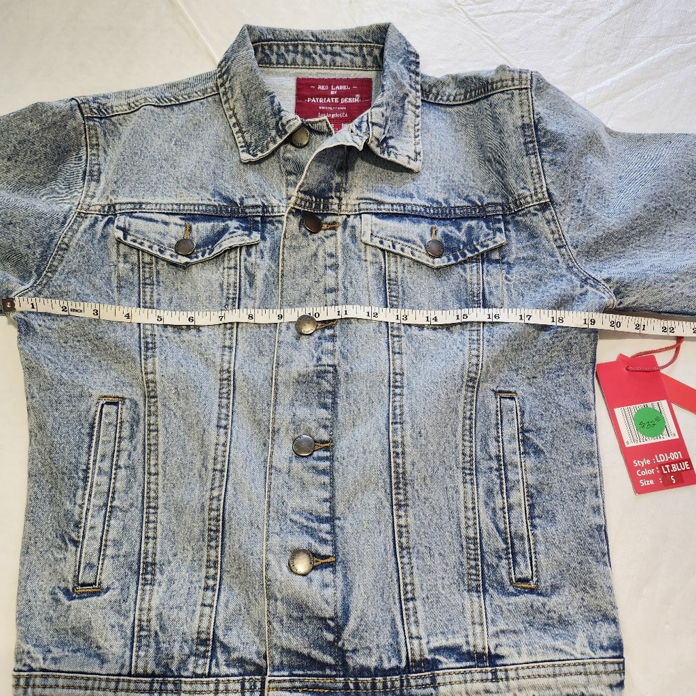 Red Label Patrate Denim Jacket - Picture 12 of 14